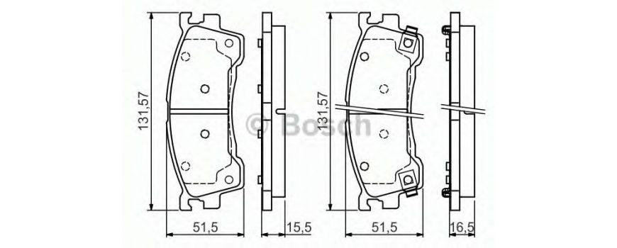 Колодки дисковые передние (T2112038) TOKO CARS - Тайвань