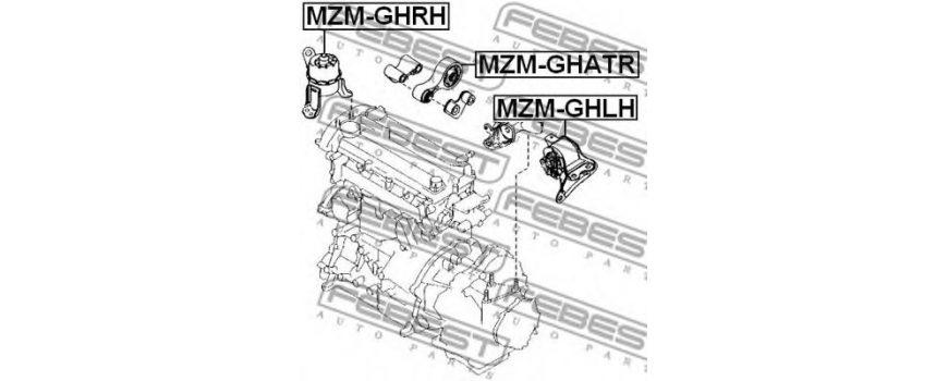 Подушка двигателя правая (GS1G-39-060G) MAZDA - Японія