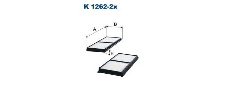 Фильтр салона (K1262-2X) FILTRON - Польша