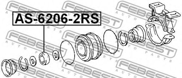 Подшипник подвесной (62062RSC3) KOYO - Японія