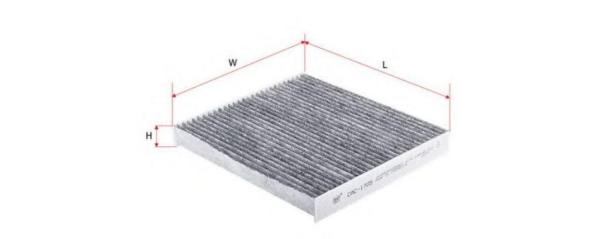 Фильтр салона (угольный) (CAC-17110) SAKURA - Японія